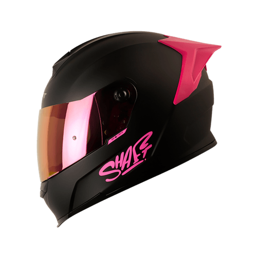 CASCO SH-502 SP SOLID NEGRO MAT/FUCSI