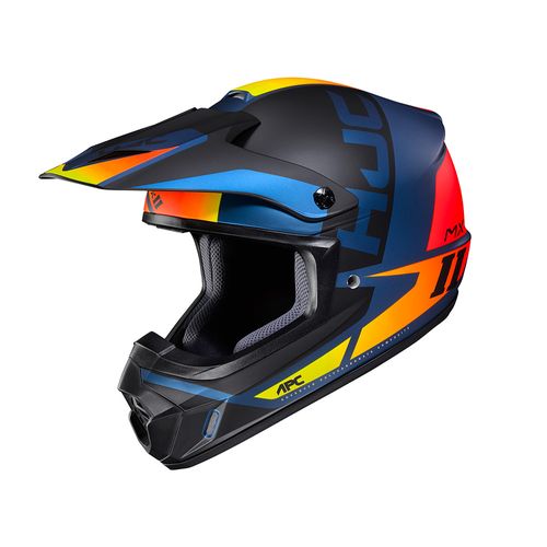 HJC CS-MX II CREED AZUL/NARANJA/GRIS
