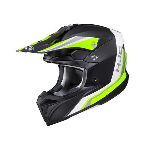 HJC I50 FLUX NEGRO/BLANCO/AMARILLO