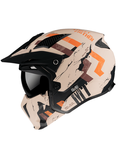 CASCO MT STREETFIGHTER SKULL A14 MAT